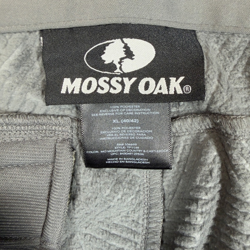 Mossy Oak Mountain Country Techshell Pants Mens XL 40/42 Camo Hunting TP1149 - Picture 11 of 15